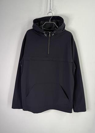 Gramicci men's buttermilks climbing 1/4-zip solid nylon anorak jacket m/l size