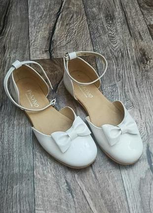Кожаные туфли для девочки.33 г.