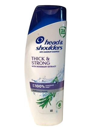 Шампунь против перхоти head&shoulders густое и крепкое 400 мл 1182