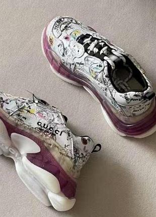 Кросівки жіночі gucci x balenciaga wmns triple s the hacker project 39