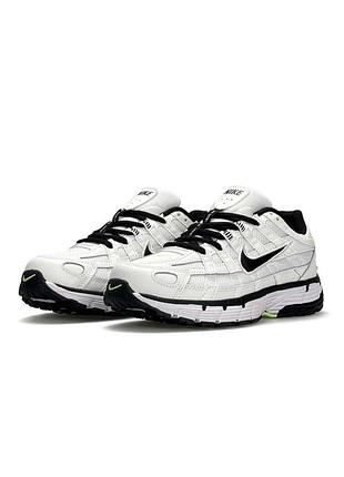 Nike p-6000 w white black