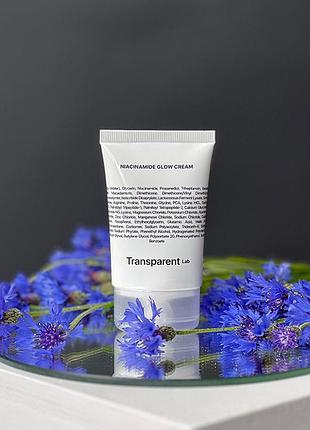 *Осветляющий крем для лица с ниацинамидом transparent lab niacinamide glow cream*