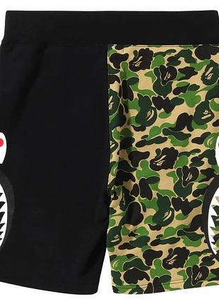 Bape  abc camo side  shark shorts шорты
