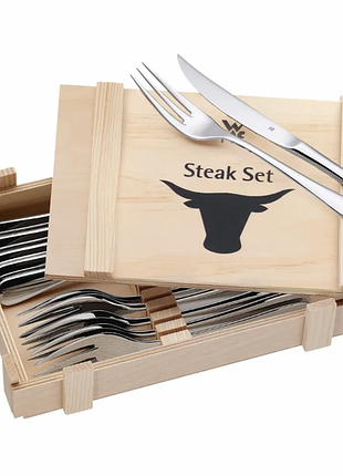 Набір приборів для стейка 12 шт wmf ranch steak set
