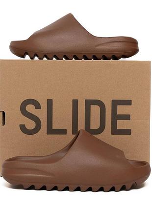 Adidas yeezy  slide “flax” размер: us 10 (44) тапочки