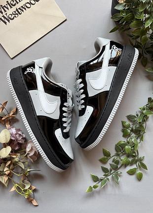 Стильні кросівки nike air force x syna black white