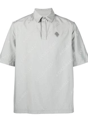 A cold wall monogram  light grey polo  поло