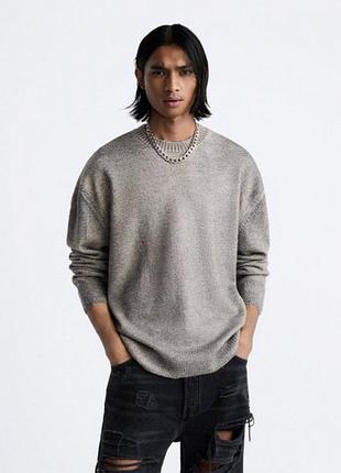Светр zara 7140 410 ecru