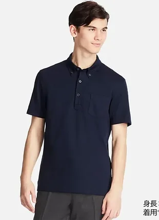 Чоловіче поло з коротким рукавом uniqlo
