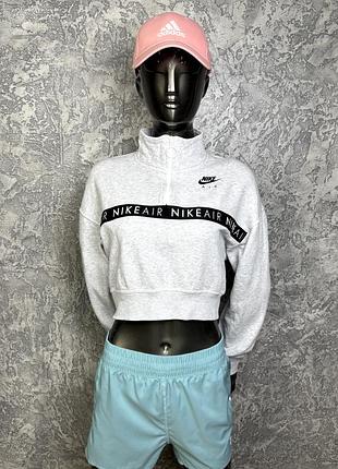 Nike air кофта толстовка s размер женская спортивная серая