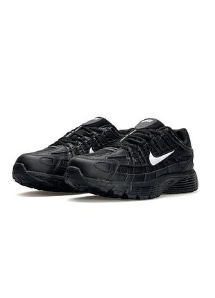 Nike p-6000 m all black white