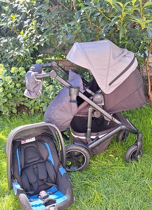 Прогулянкова коляска britax romer smile 3 з аксесуарами + автокрісло recaro privia 0+ в подарунок