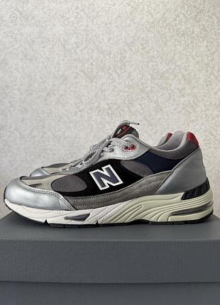 New balance 991 skr  silver made in england