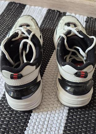Кроссовки nike m2k tekno (белый/черный/красный) - размер 37.5 (23.5 см) 3