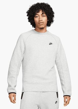 Світшот чоловічий nike sportswear tech fleece crewneck white fb7916-063 s m