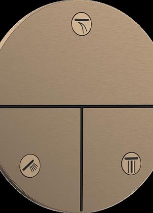Shower select comfort s перемикач для 3х споживачів, пм, колір шліфованна бронза