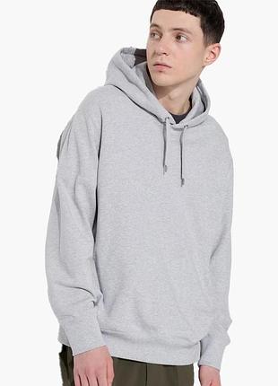 Худі чоловіче uniqlo sweat pullover hoodie grey 444967-05