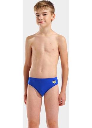 Плавки слипы для мальчиков arena bright swim briefs синий, желтый дит 164 см
