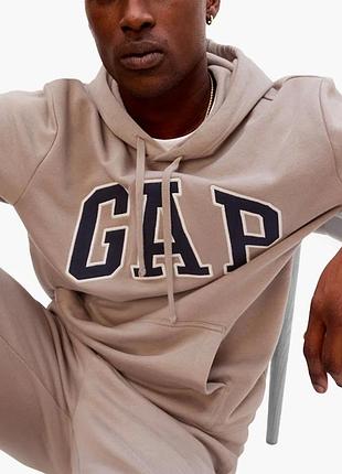 Худі чоловіче gap logo hoodie brown 546844471 xs