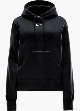 Худі жіноче nike sportswear phoenix fleece hoodie black hf6839-010 xs