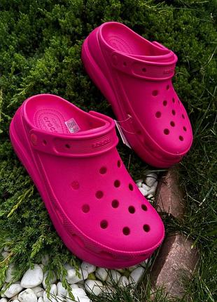 Жіночі крокси crocs classic crush juice