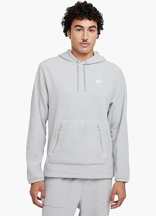 Худі чоловіче nike club grey fz0660-077 s m