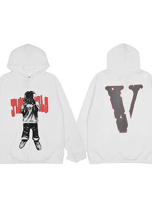Худи vlone белые 2