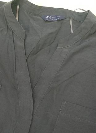Лаконічна блуза батал, 54-60разм,m&amp;s
темна моко