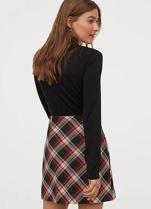 Красива спідничка в клітинку h&m🌿