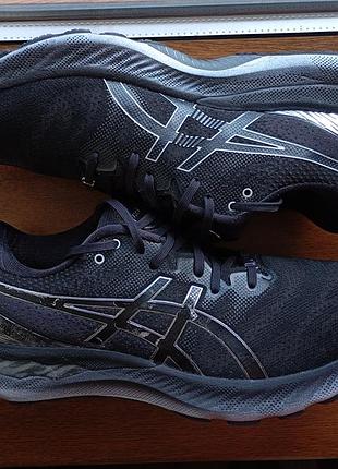 Чоловічі бігові кросівки asics gel-nimbus 23 оригінал у чорному кольорі р.44