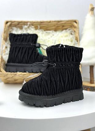 Угги для девочки paliament черный (b8866 black (29 (18 см)))