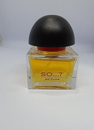Парфюм so...? perfume 20ml оригинал винтаж текучесть духи туалетная вода bond street perfumery old bond street house англия большие британия