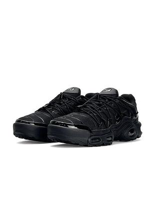 Nike air max plus tn lace toggle all black