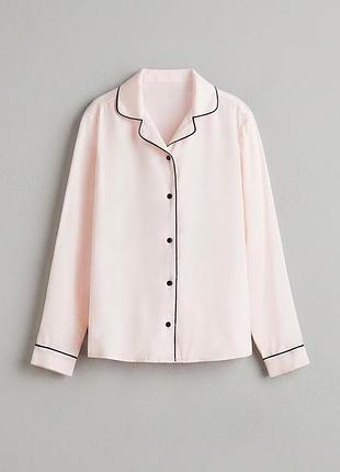 Ночная рубашка на пуговицах для девочки h&m 1287917-003 158-164 см (12-14 years) розовый