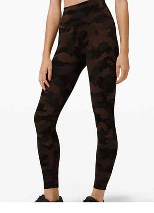 Лосины коммуфляж lululemon xxs