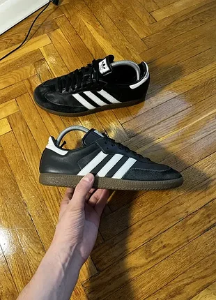 (40,5 размер, 25,5см) adidas samba черные кроссовки чорні кросівки hamburg spezial gazelle