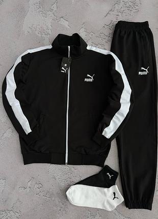 Спортивный костюм puma весна/лето/осень зип кофта + штаны