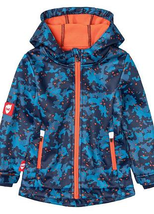 Куртка softshell (софтшел) водоотталкивающая и ветрозащитная для мальчика lupilu dope dyed 375430 098-104 см (2-4 years)