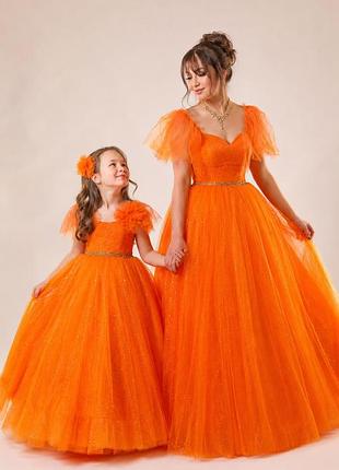 Сукні «мама і донька», family look. для свята, фотосесії, дня народження, весілля