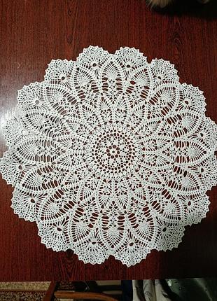 Салфетка вязаная крючком.