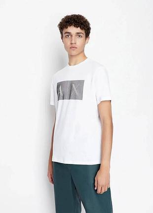 Футболка armani exchange с логотипом