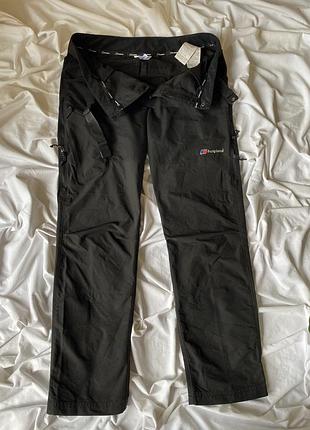Мужские трекинговые штаны штани berghaus vapourlight fast hike pant - black/black
