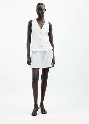 Елегантна сукня з спідницею плісе від іспанського бренду zara.