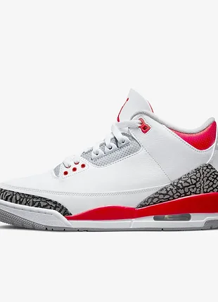 Оригінал! кросівки чоловічі air jordan 3 ‘fire red’ dn3707-160