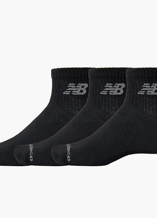 Шкарпетки чоловічі new balance prfm basic ankle (3 пари) black las51413bk