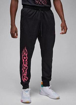 Брюки чоловічі jordan m dri-fit sprt flc gfx (fn5814-010)