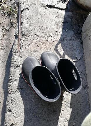Оригинальные резиновые сапоги crocs размер c6 c7 (22-23) / детские сапожки крокс