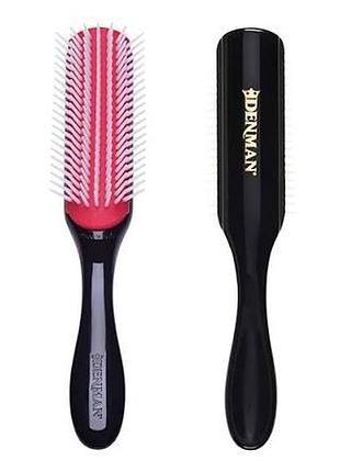 Щітка розчіска гребінець denman d3 original styler 7 row для розплутування вкладання кучерявого волосся