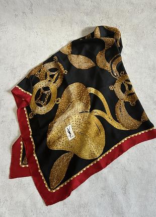 Шовкова хустка yves saint laurent