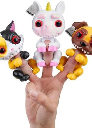 Интерактивная игрушка wowwee fingerlings grimlings pug interactive animal toy 2